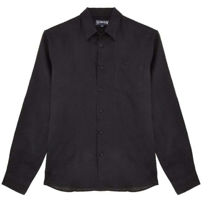 Men Linen Shirt Solid - 1