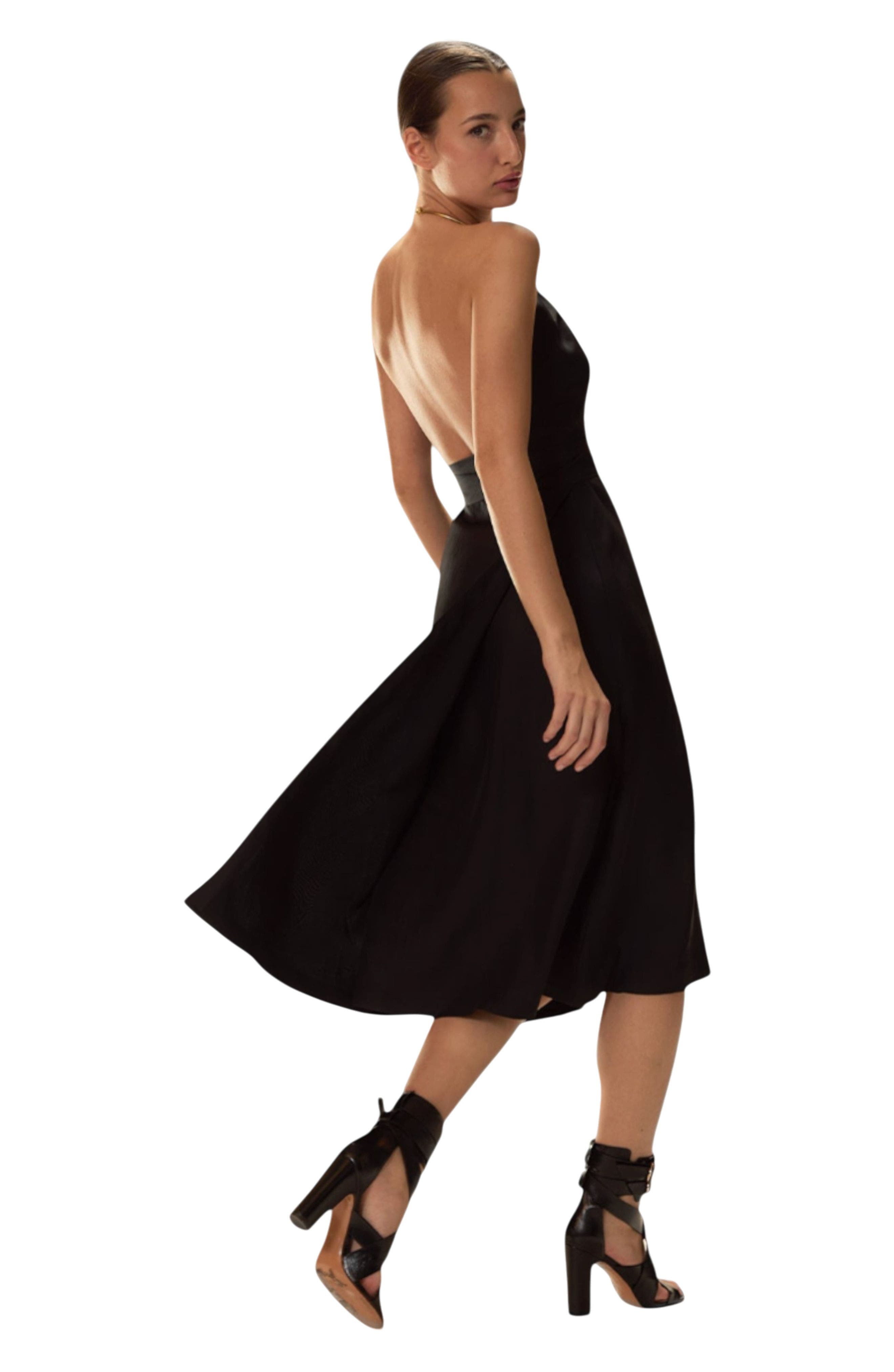 Cynthia Rowley Talita Silk Wrap Dress in Black at Nordstrom - 2