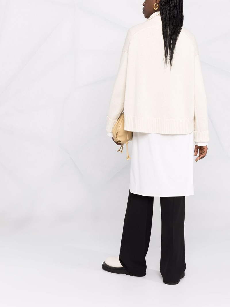roll neck knitted jumper 6