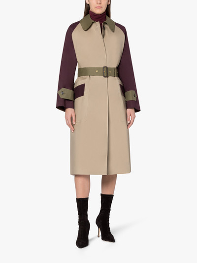 Mackintosh KNIGHTWOODS FAWN COLOUR BLOCK BONDED COTTON TRENCH COAT outlook