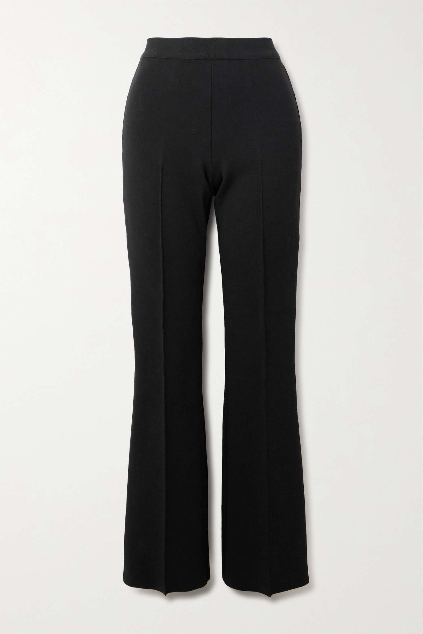 Long Kick stretch-cotton flared pants - 1