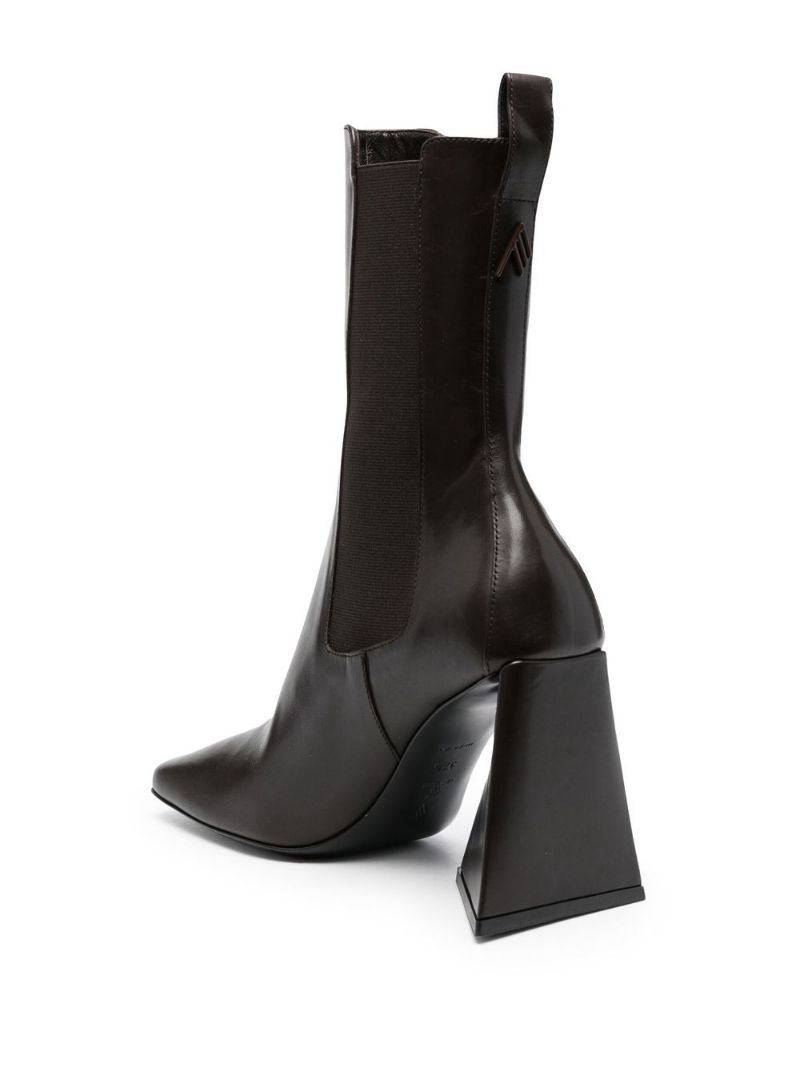 Devon square-toe ankle boots - 3