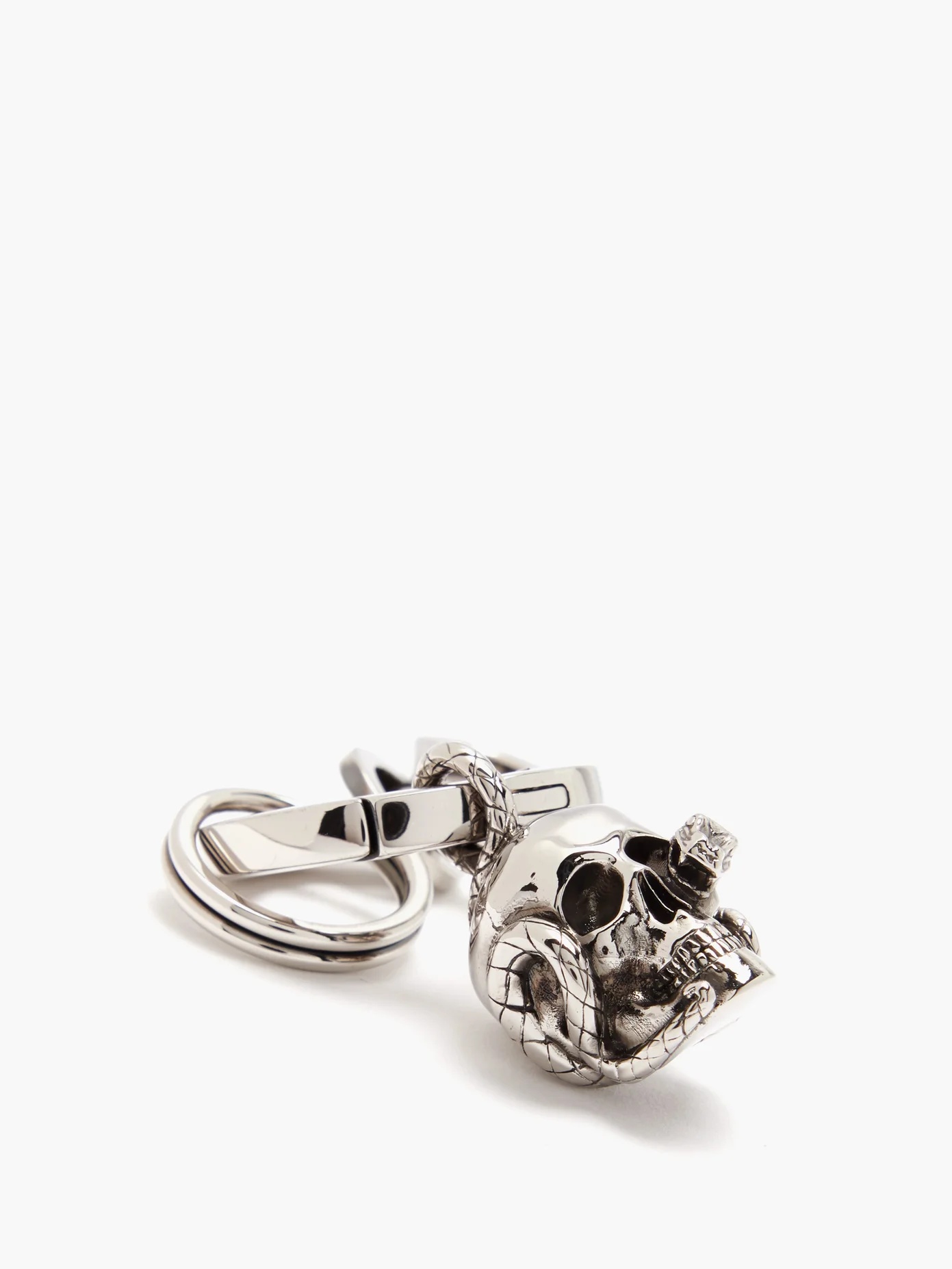 Skull and snake key ring - 2