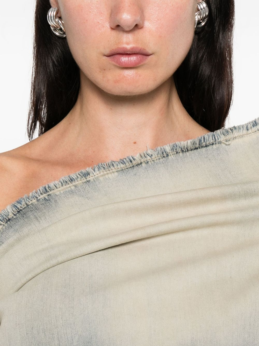 one-shoulder mini dress - 5