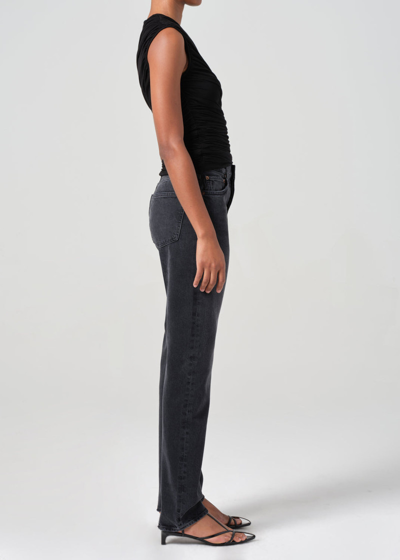90'S PINCH WAIST HIGH RISE STRAIGHT LONG IN HITCH 4