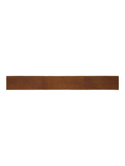 RRL by Ralph Lauren Tan Distressed Leather Belt outlook
