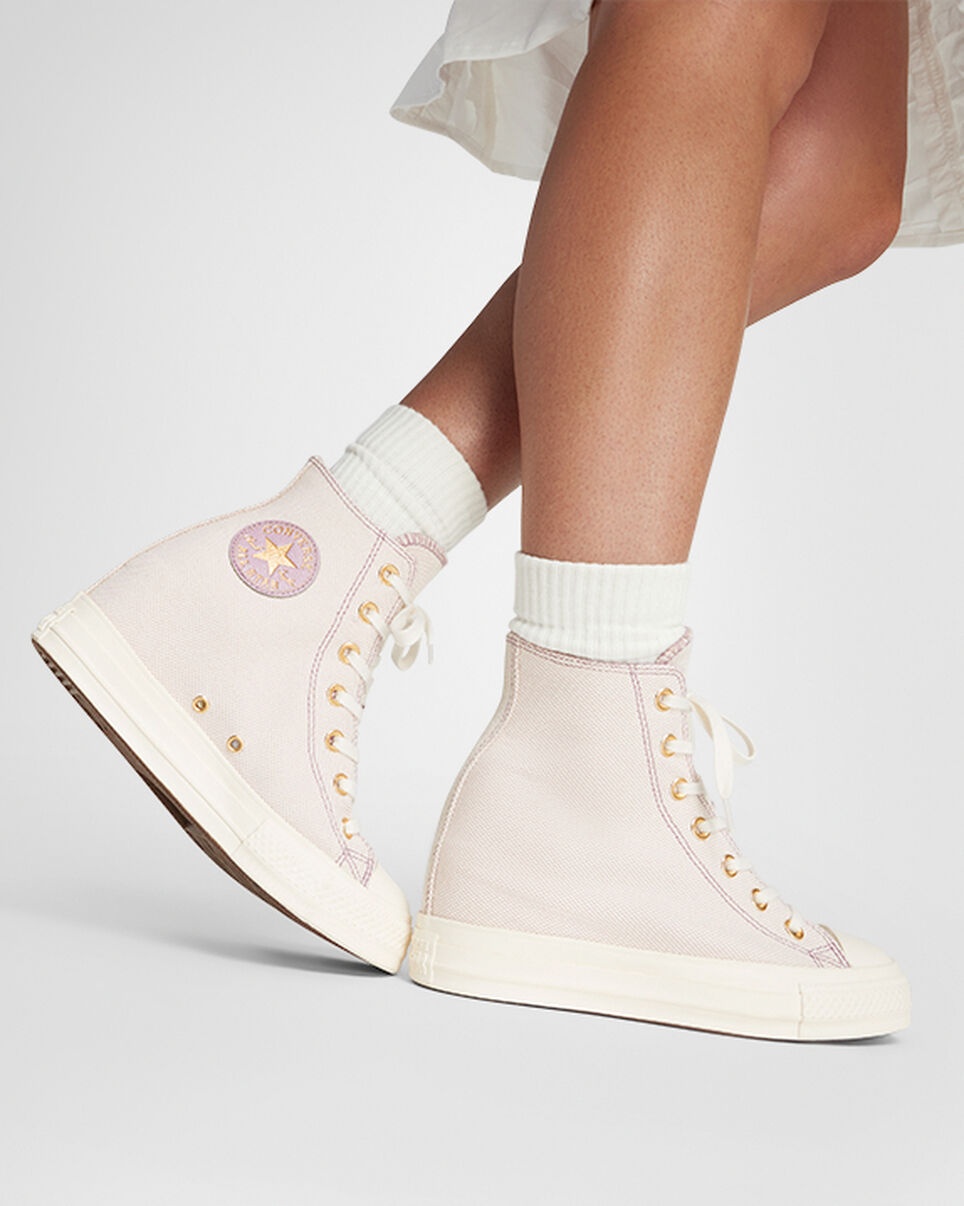 Chuck Taylor All Star Wedge Platform Gold - 10