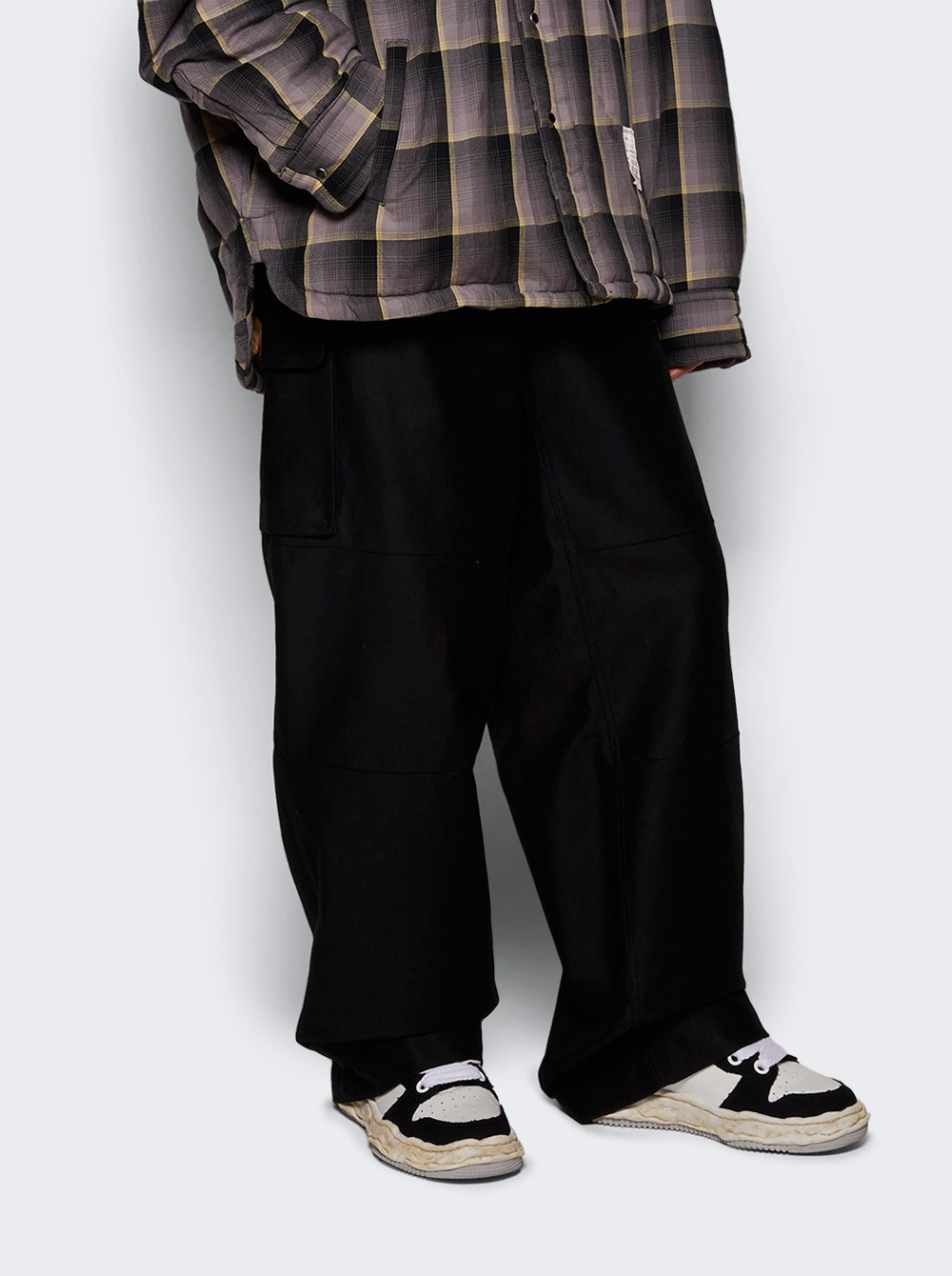Wayne Low Top Sneaker Black And White - 2