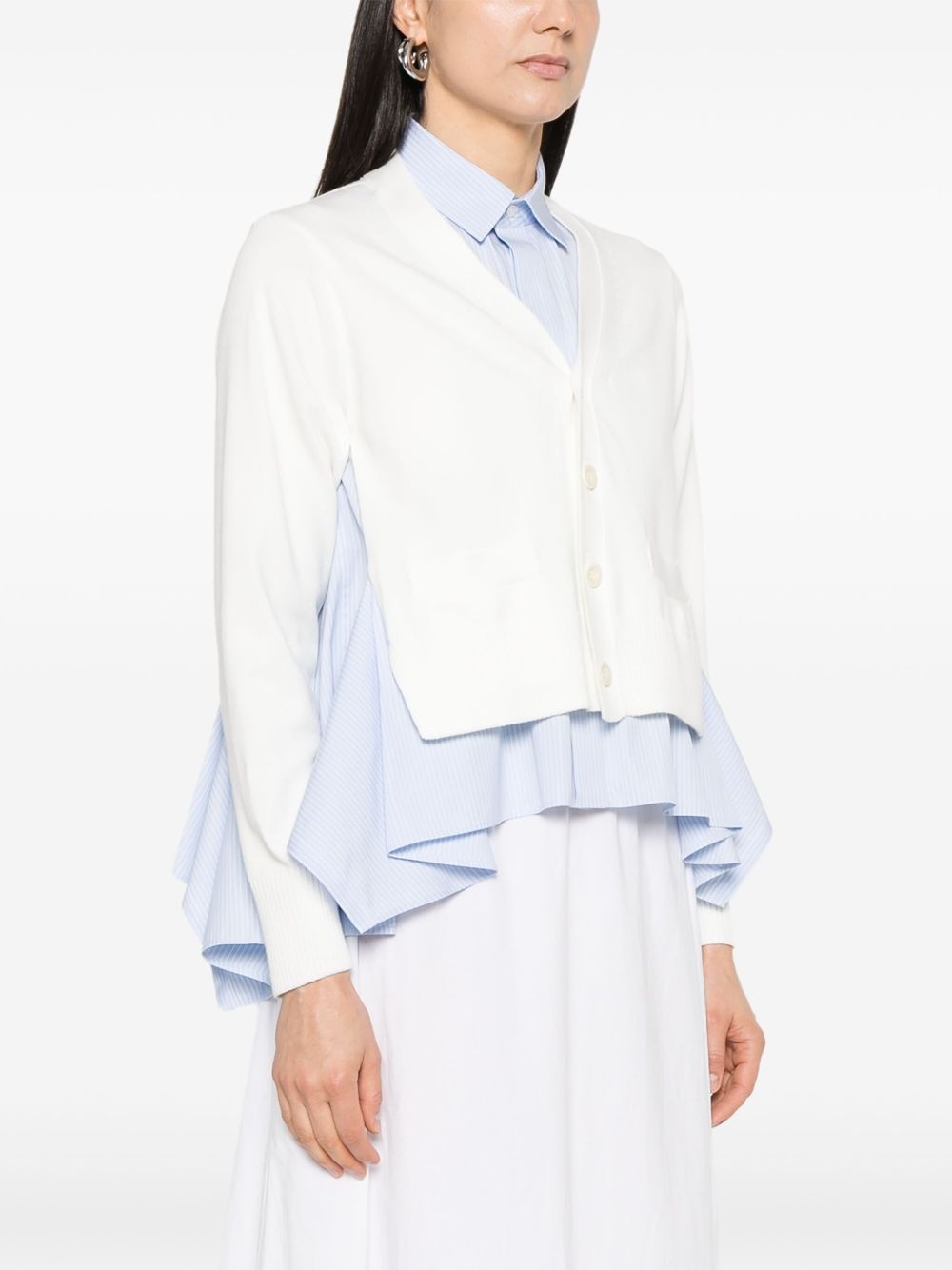 cardigan-layered top - 3
