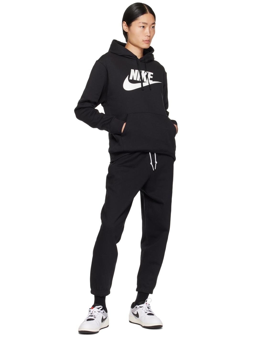 Black Sportswear Club Hoodie - 4