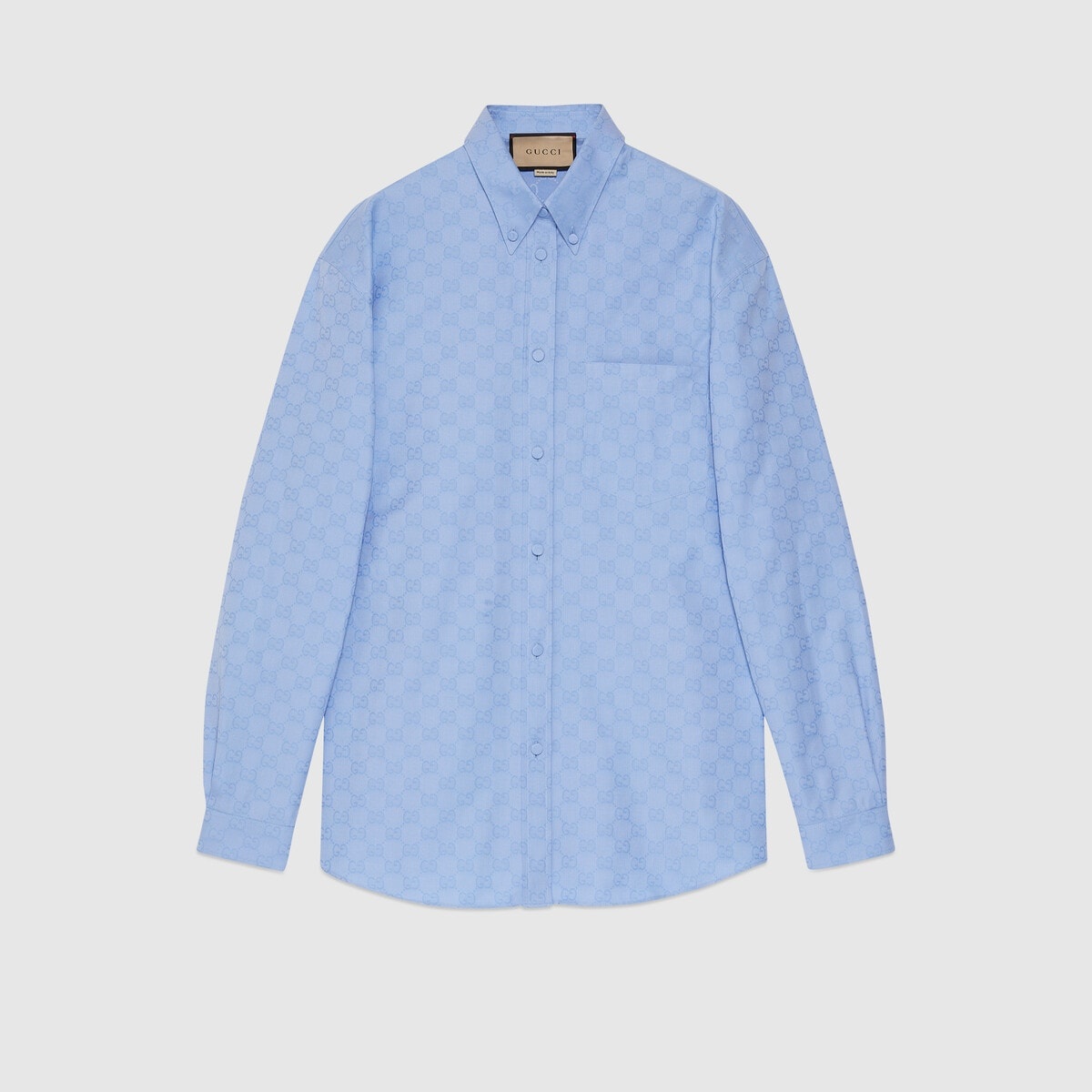 GG Supreme cotton shirt - 1