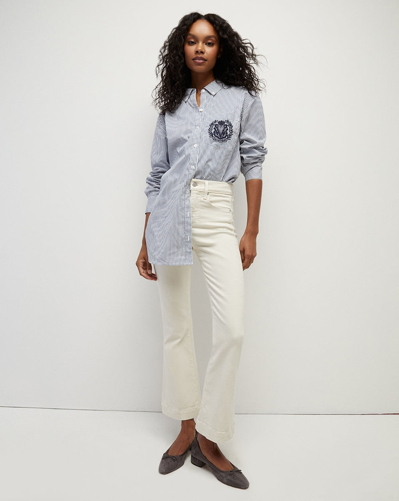 VERONICA BEARD CARSON KICK-FLARE JEAN outlook