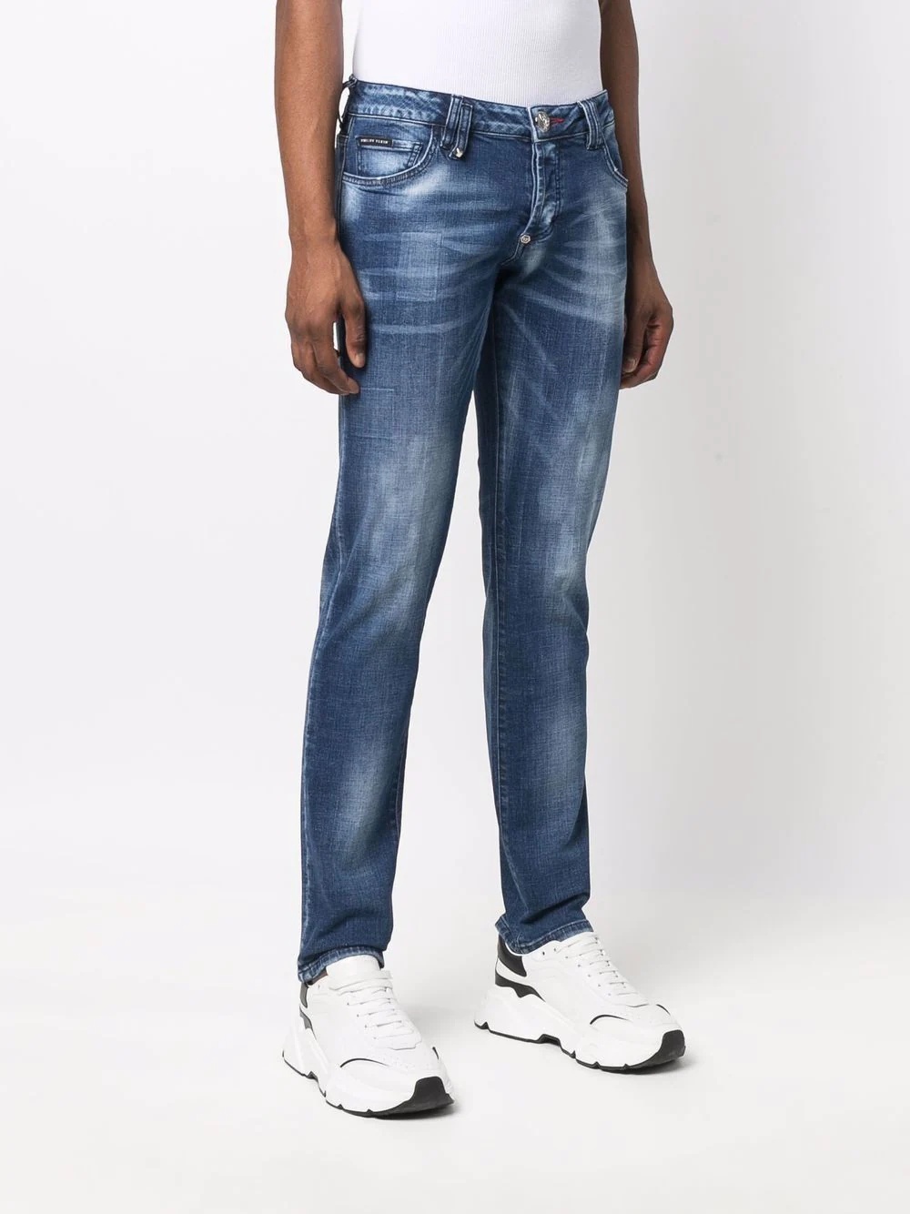 Straight-Cut stonewashed jeans - 3