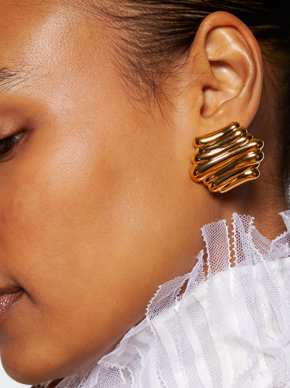 Crema Earrings Gold - 2