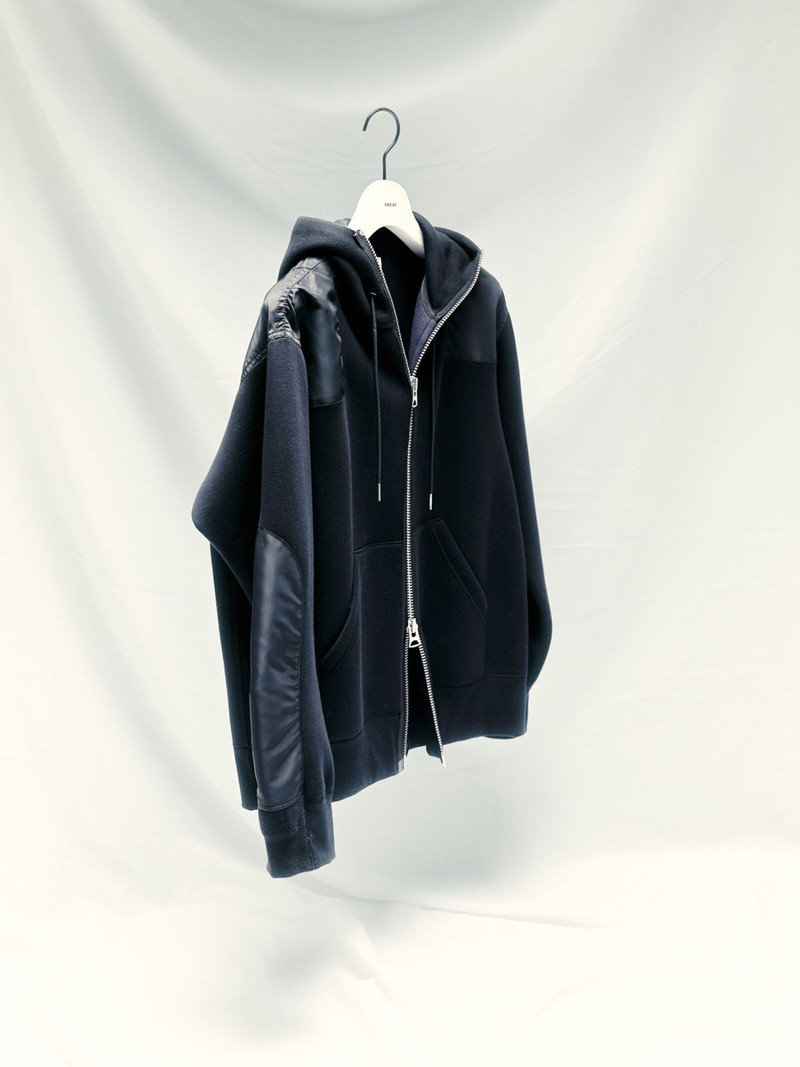 sacai Sponge Sweat Hoodie outlook