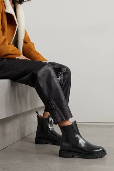 Isabel Marant Castay leather Chelsea boots outlook