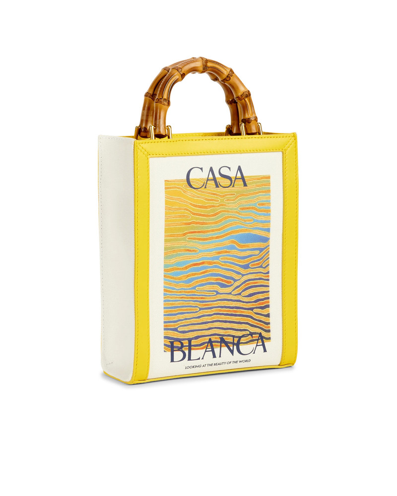 Jour Dange Canvas Mini Tote Bag | Casablanca Paris 4