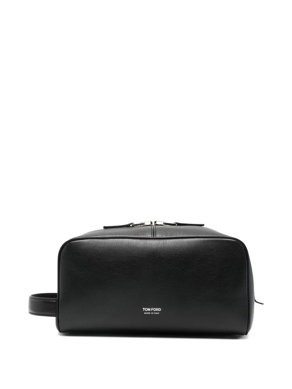 leather wash bag - 1