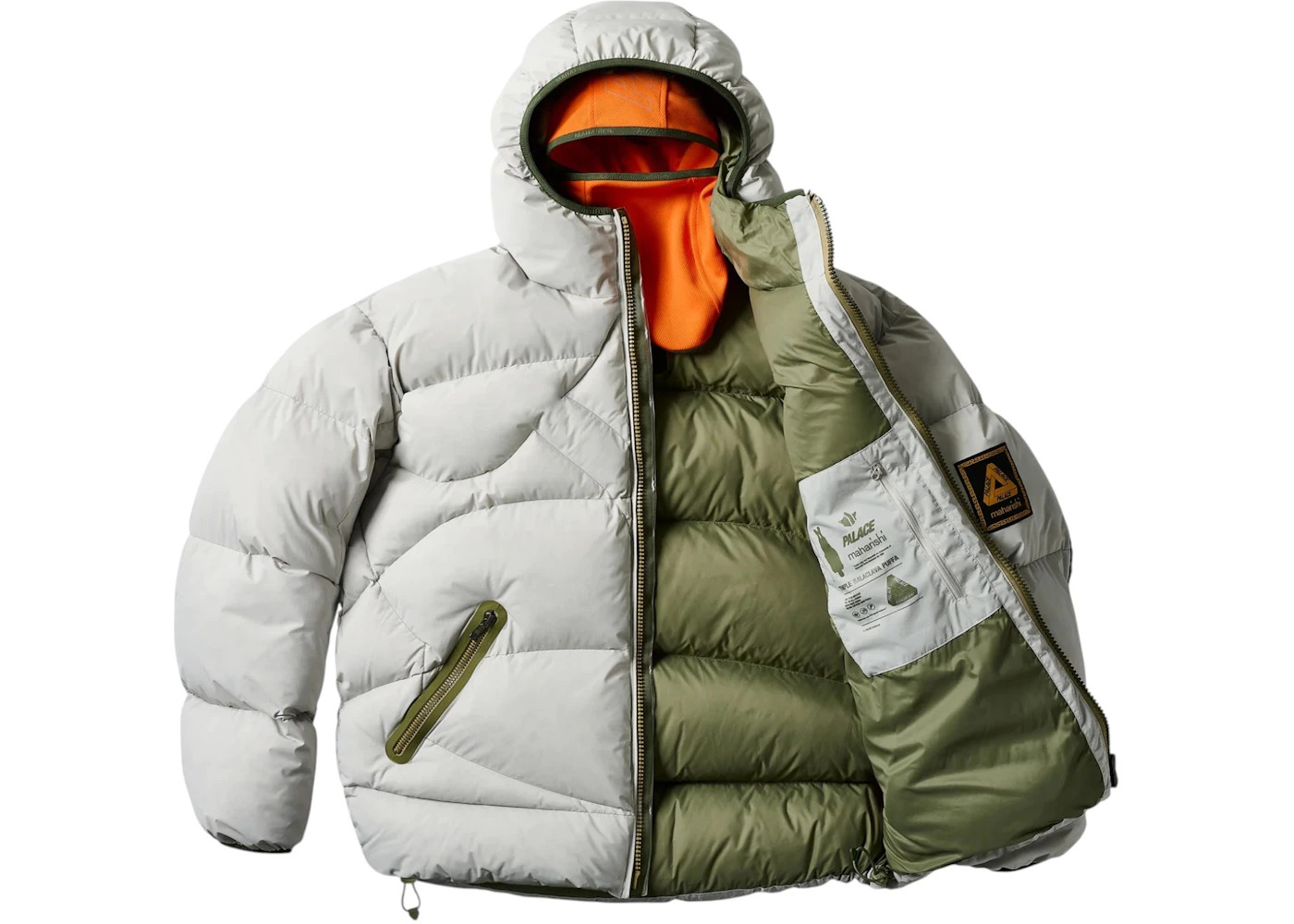 Palace Maharishi Temple Puffa Jacket Ice - 3