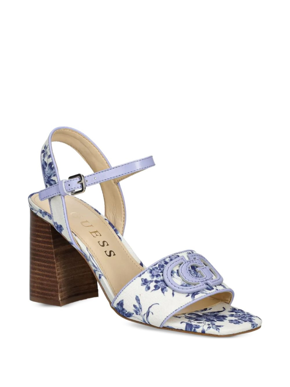 85mm Ganika floral-print sandals - 2