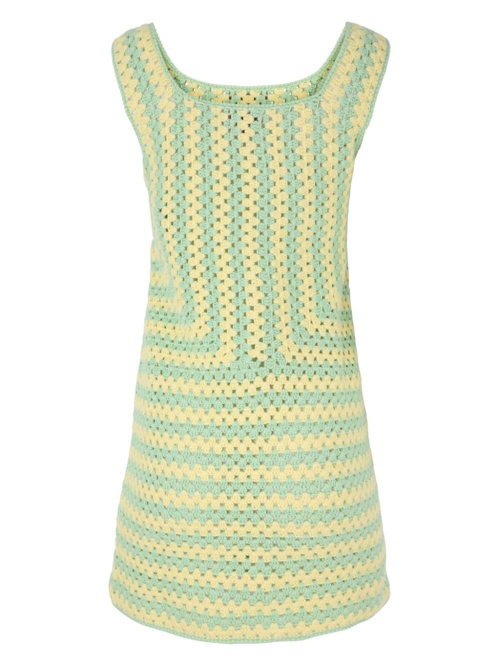 Psychedelic crochet-knit dress - 2