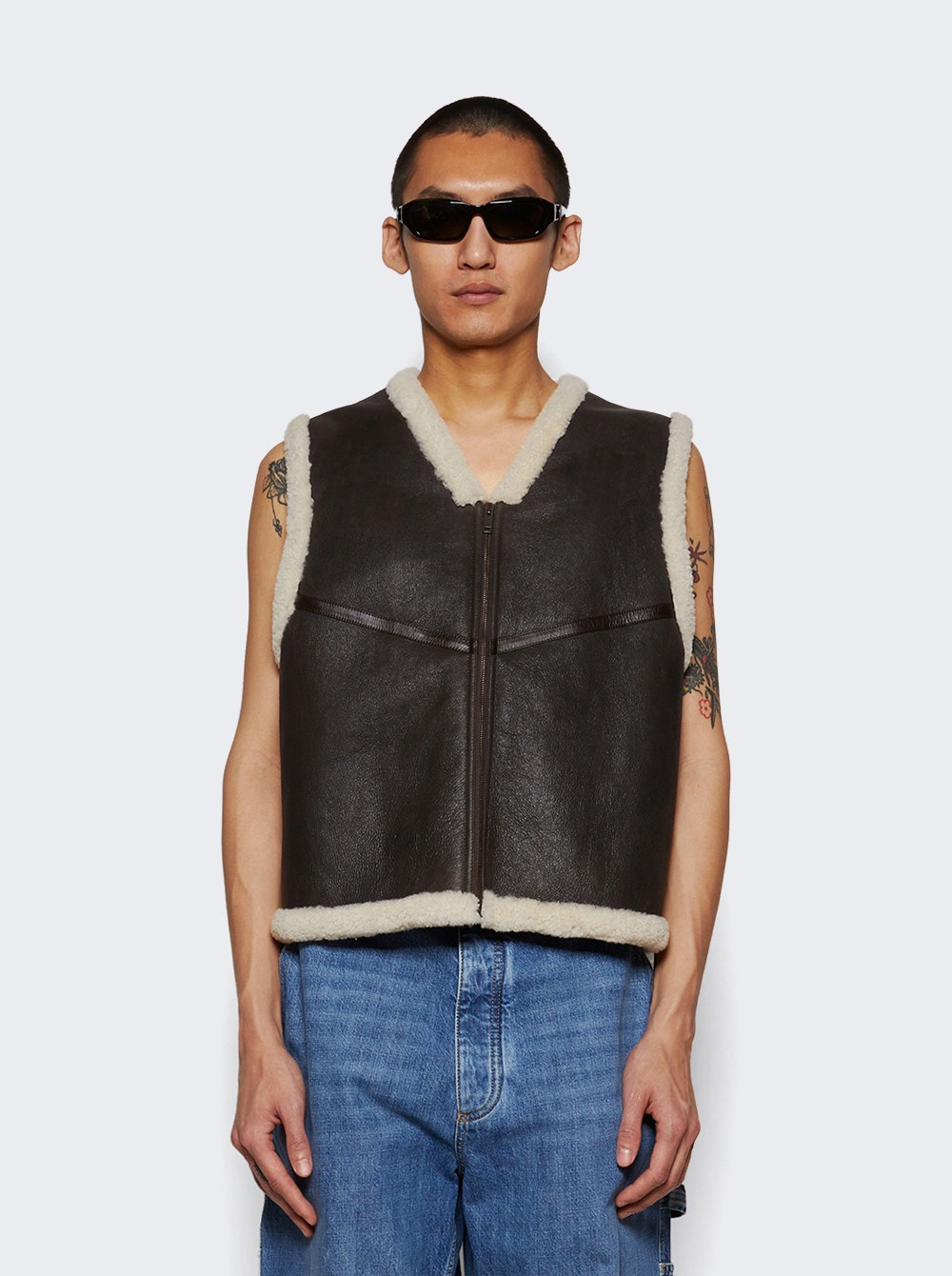 Waistcoat Brown And Beige - 2