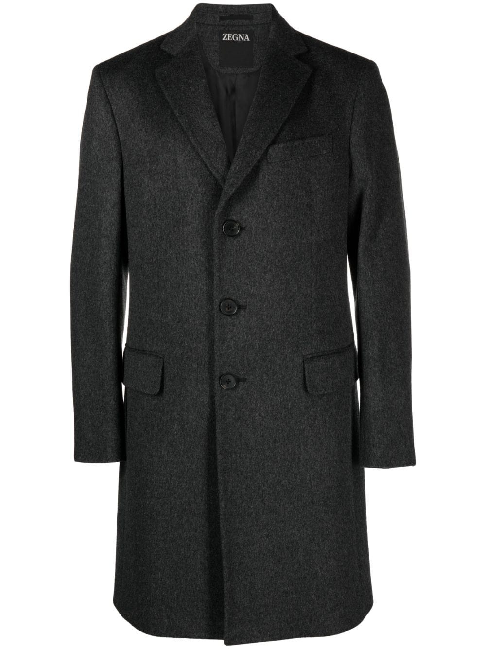 Oasi tailored single-breasted coat - 1