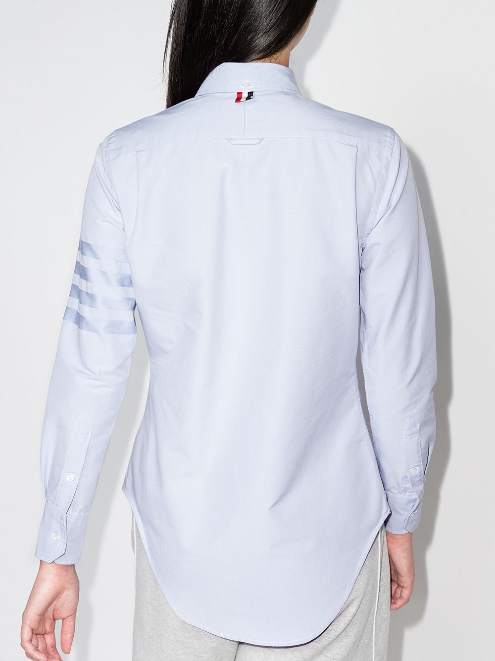logo patch buttoned shirt - 3