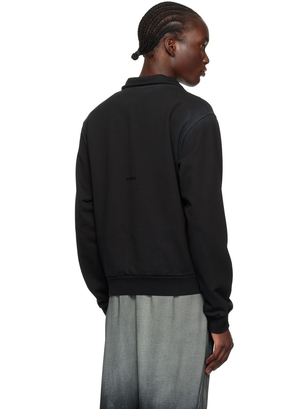 Black Zip Sweater - 3