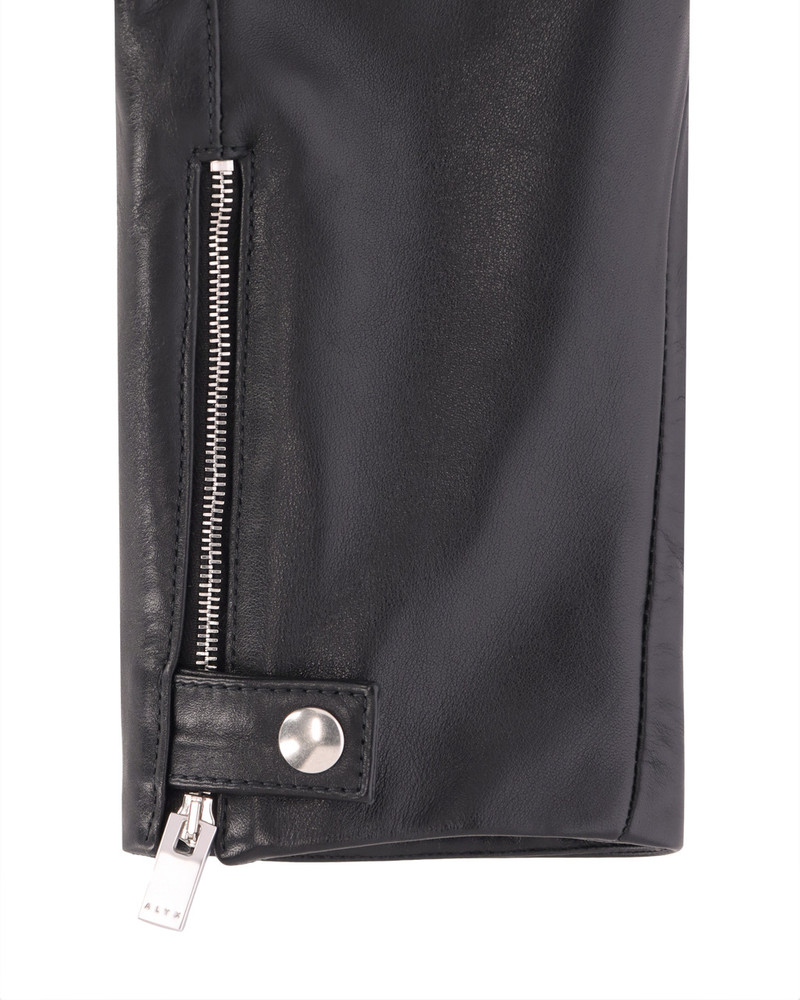 LONG LEATHER MOTO COAT 7