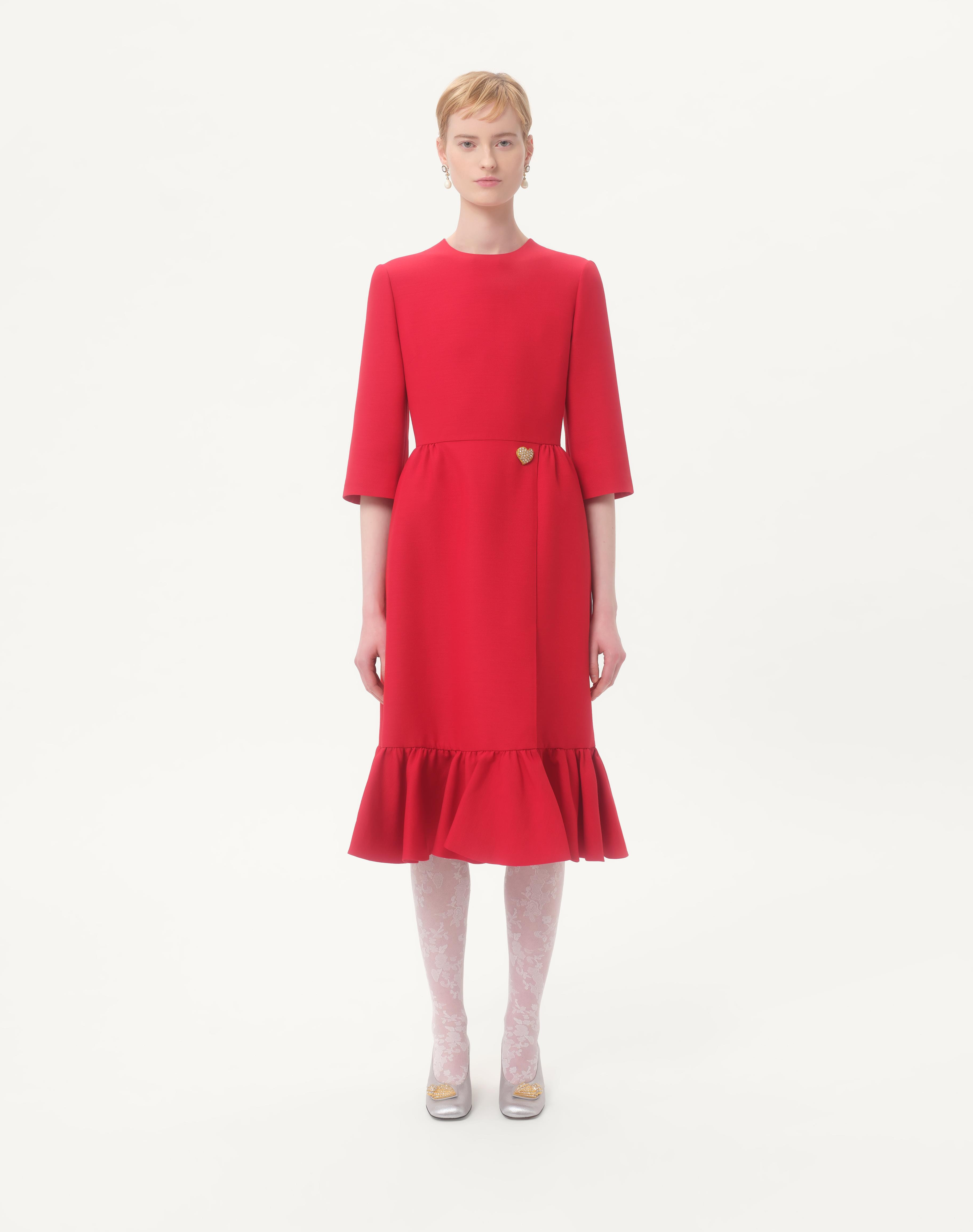 CREPE COUTURE MIDI DRESS - 5