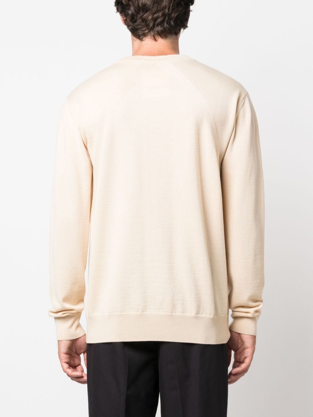 crew-neck wool jumper - 4