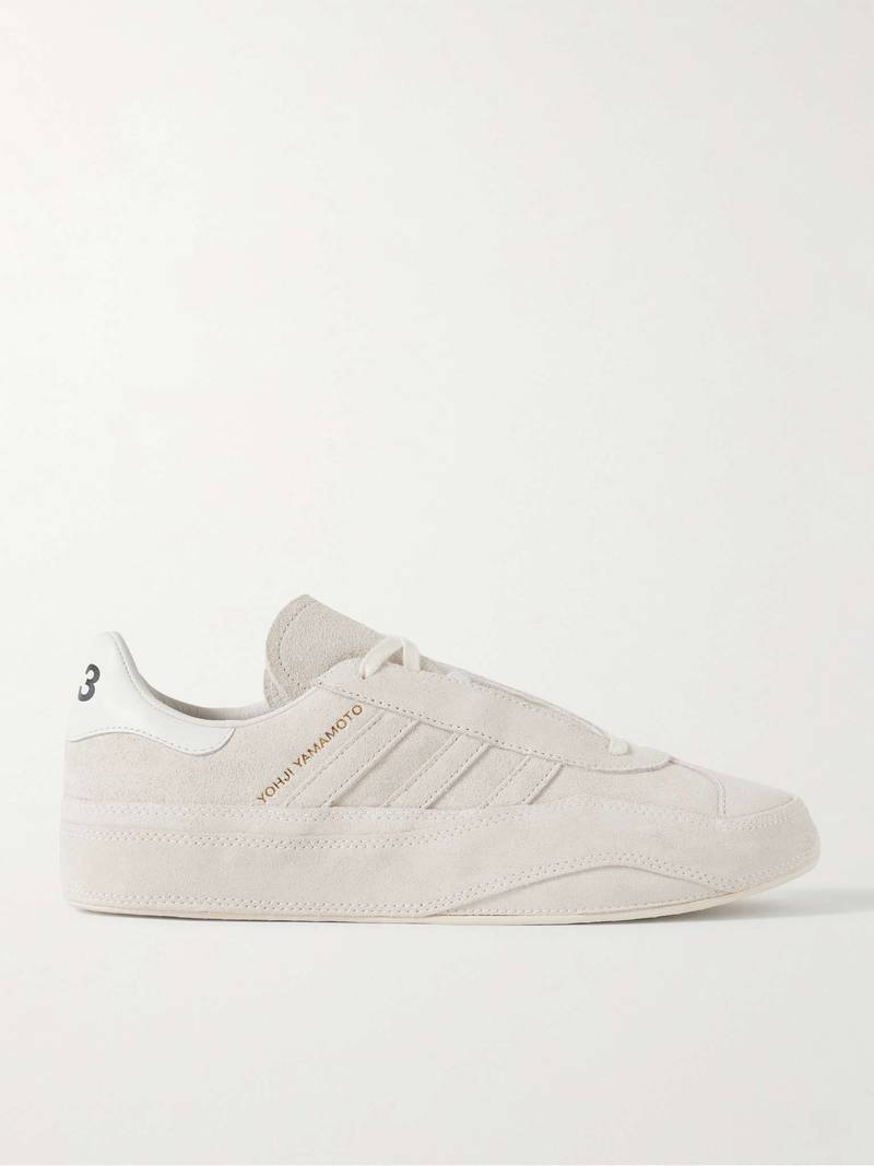 Gazelle 가죽 Trimmed 스웨드 운동화 1