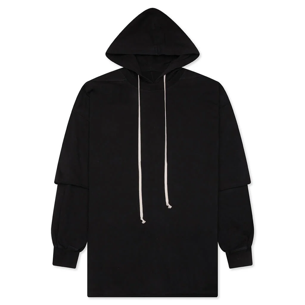 TOMMY HUSTLER HOODIE - BLACK - 1