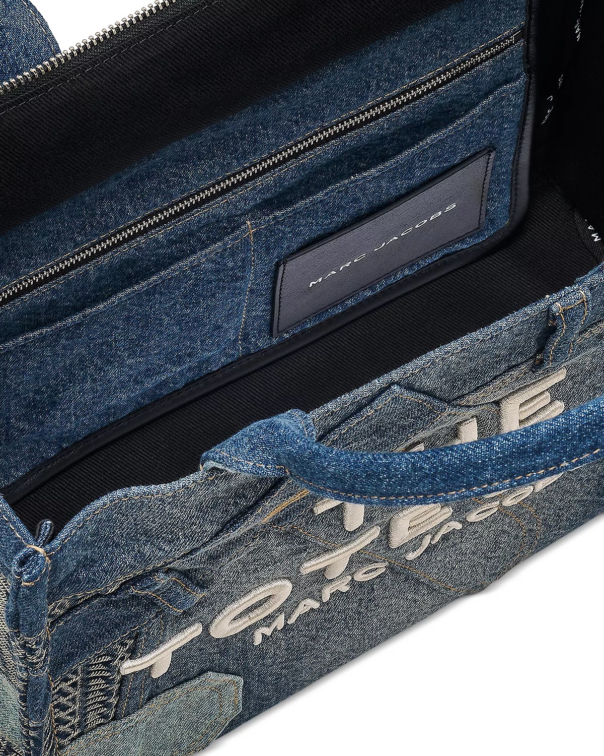 The Deconstructed Denim Medium Tote Bag - 8