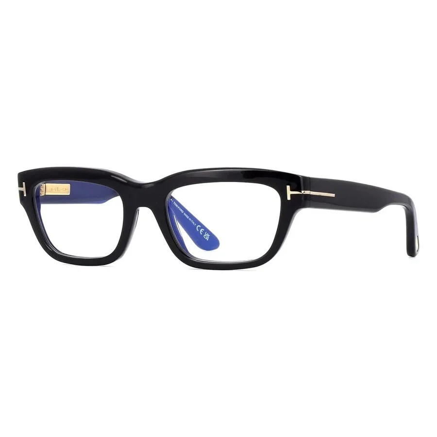 Tom Ford Blue Light Block Rectangular Men's Eyeglasses FT6045-B 001 52 - 1