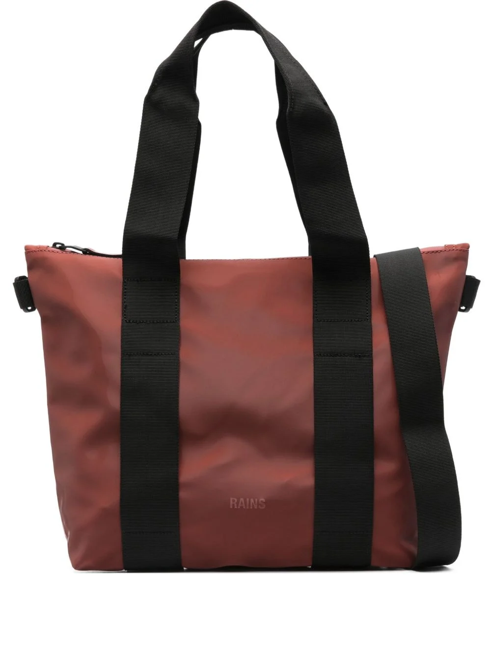 zip-fastening tote bag - 1