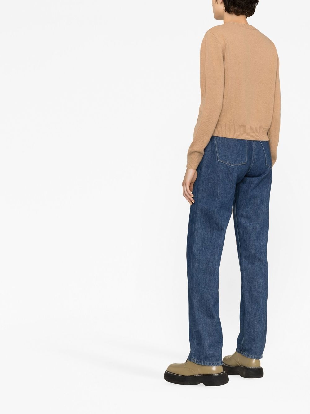 long-sleeve knitted jumper - 3