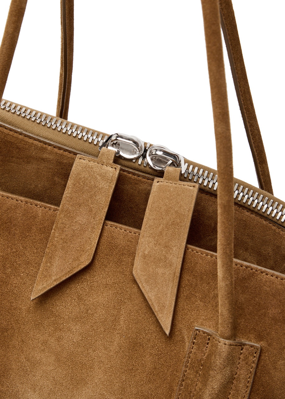 The Attico La Passeggiata Large Suede Tote - 3