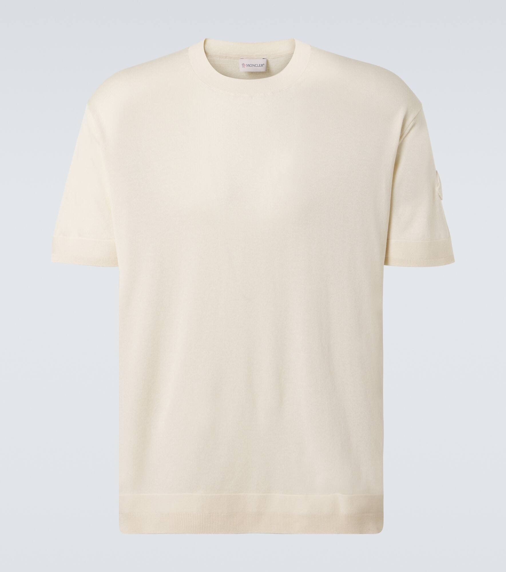 Silk and cotton T-shirt - 1