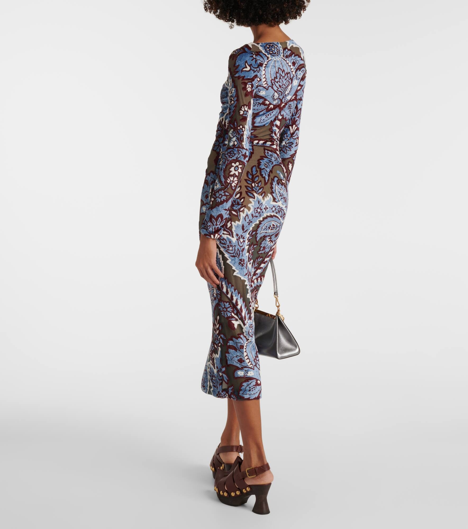 Printed midi dress - 3