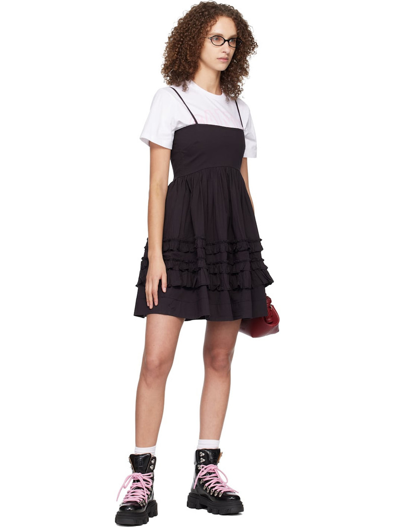 GANNI Black Cleated Mountain Ankle Boot outlook