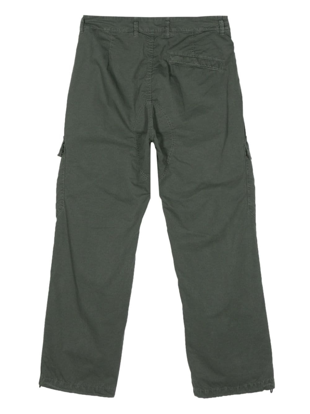 Compass-badge straight trousers - 2