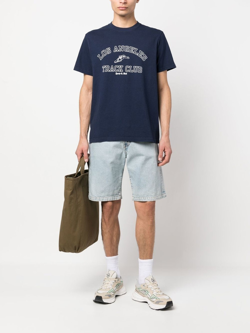 Sporty & Rich Track Club graphic-print T-shirt outlook