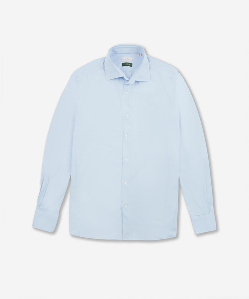 Slim-fit technical wash & wear jersey shirt 1