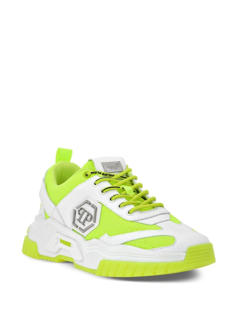 PHILIPP PLEIN Predator panelled sneakers outlook