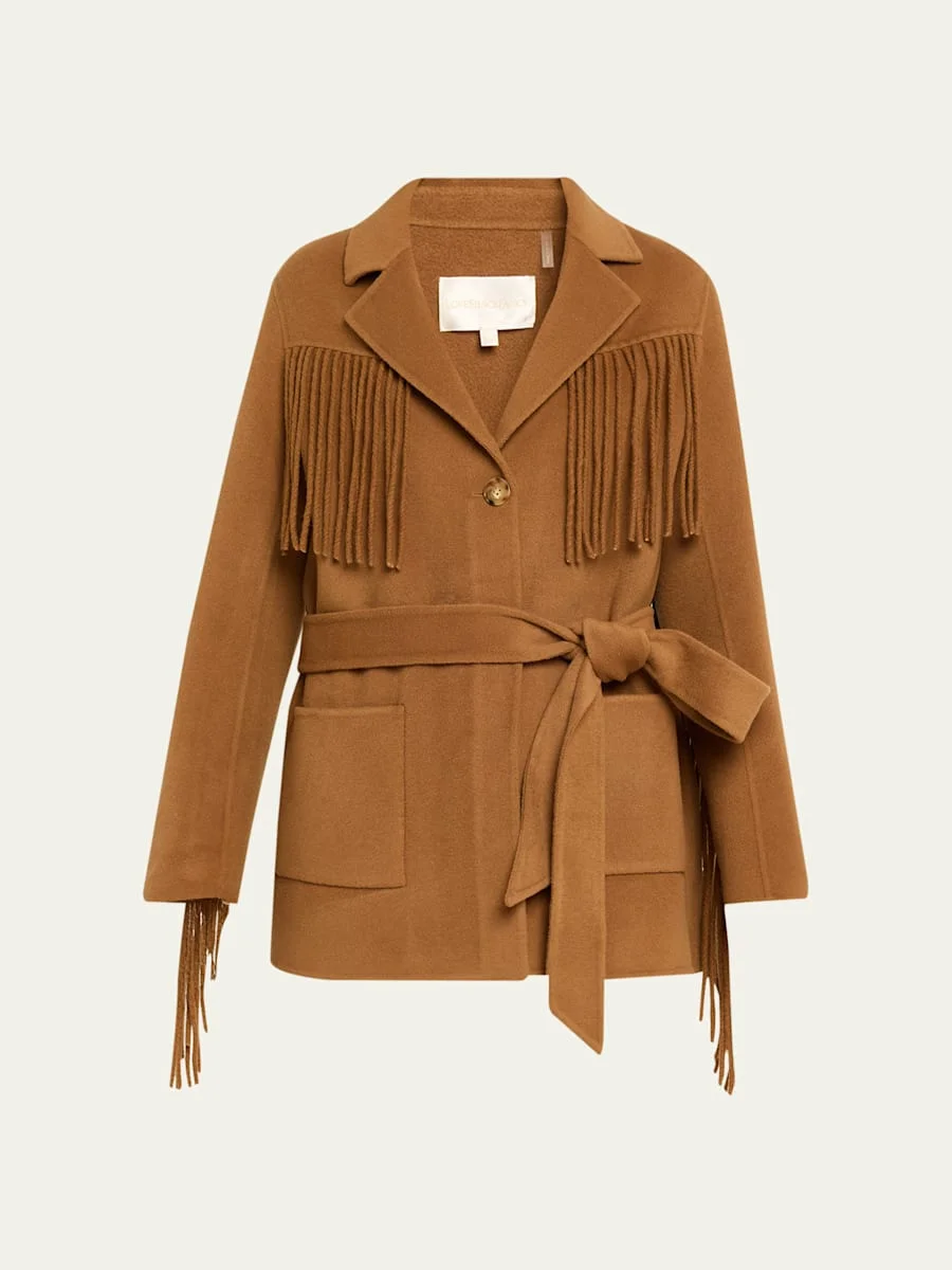 Maebella Fringe-Trim Jacket - 1