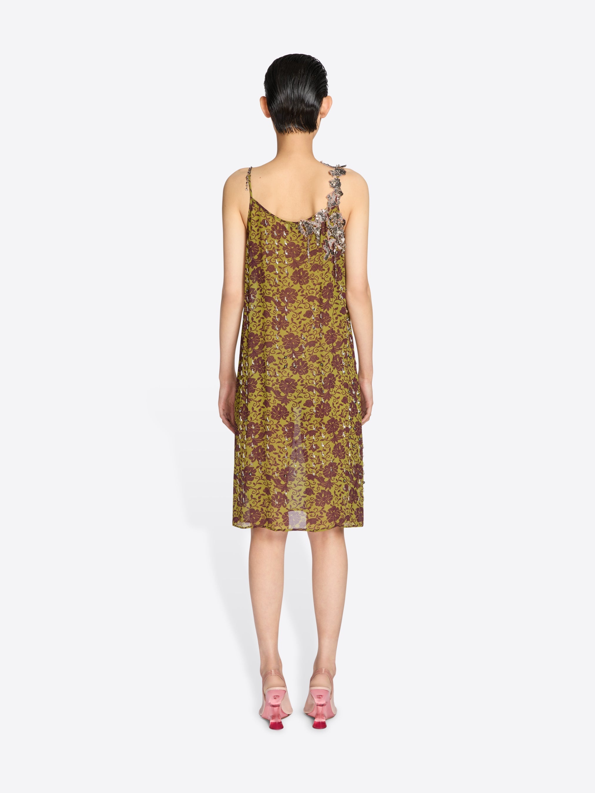 EMBELLISHED SLIP DRESS - 4