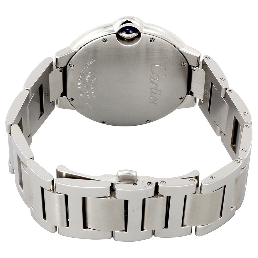 Pre-owned Cartier Ballon Bleu de Cartier Automatic Silver Dial Men's Watch W69012Z4 - 3