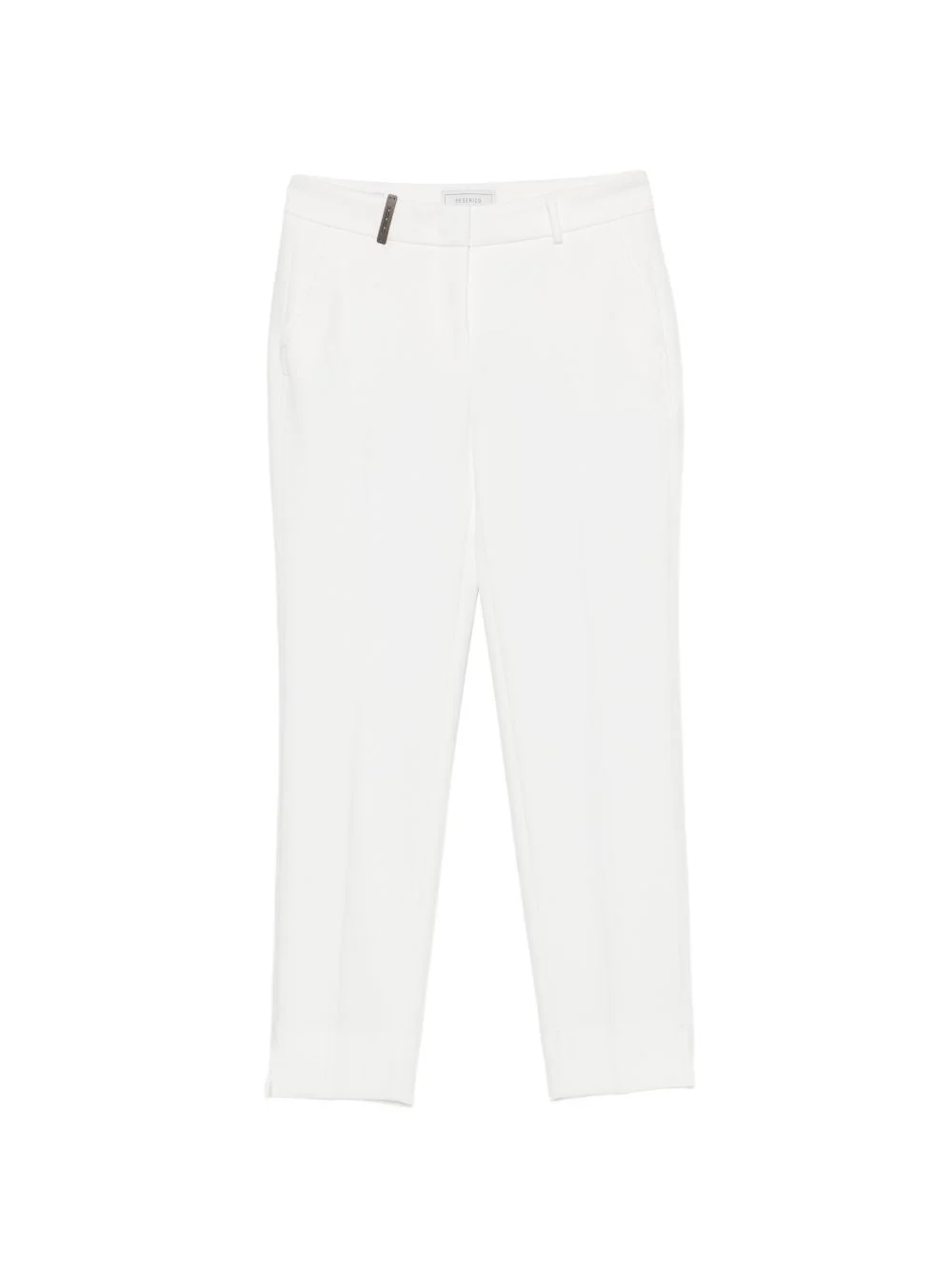 cropped slim-fit trousers - 1